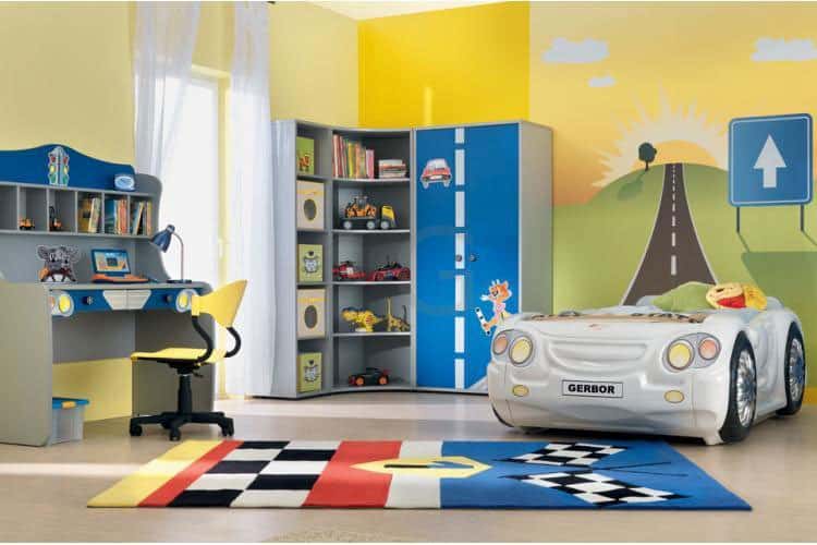 Дизайн детской комнаты для мальчика. Фото интерьеров 