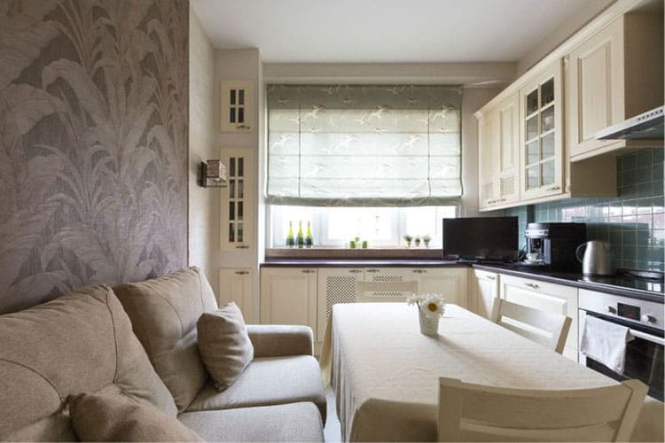 Дизайн интерьера кухни-гостиной с мебелью под заказ ⋆ Planeta Design