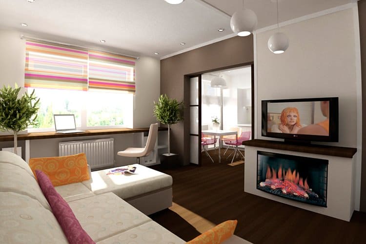Дизайн интерьера однокомнатной квартиры 30 кв. м.: идеи планировки и оформления