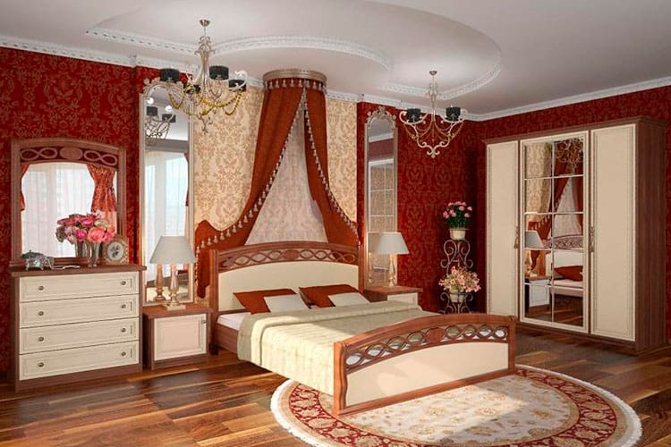 Спальня в историческом стиле